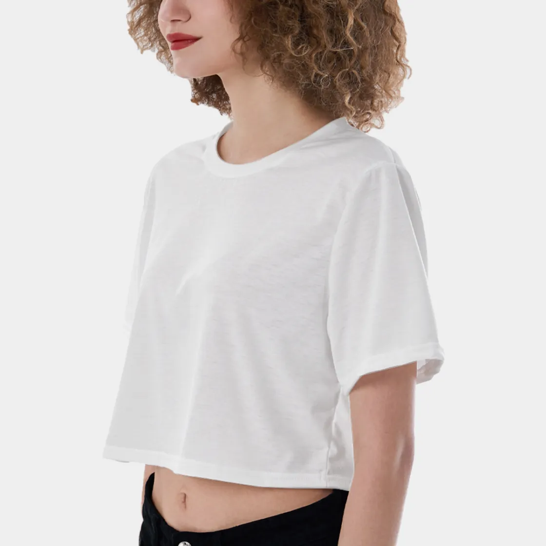 All-Over Print Cropped T-Shirt