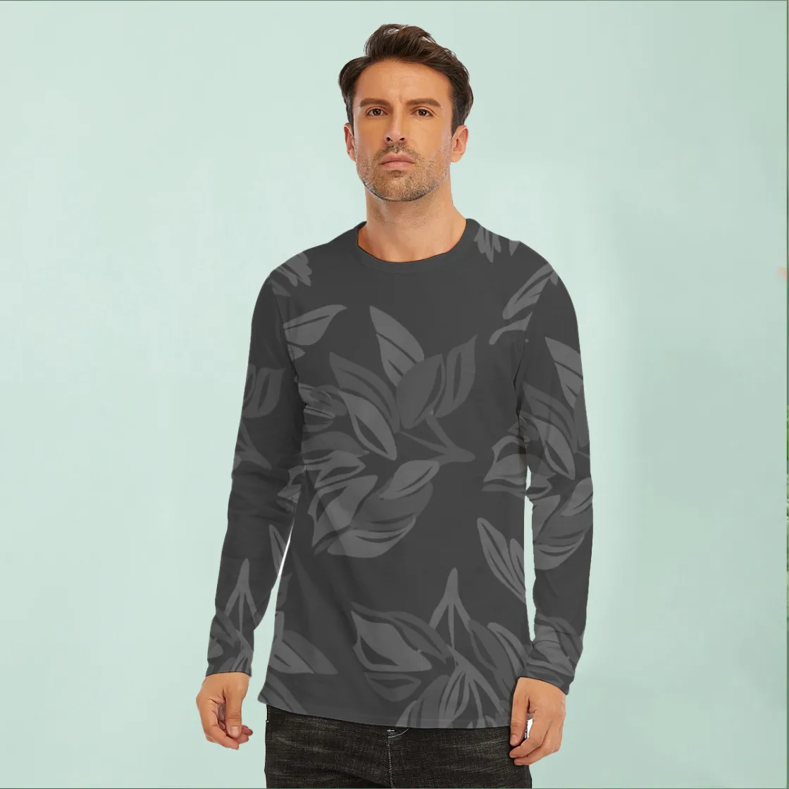 All-Over Print Long Sleeve T-Shirt | 190GSM Cotton