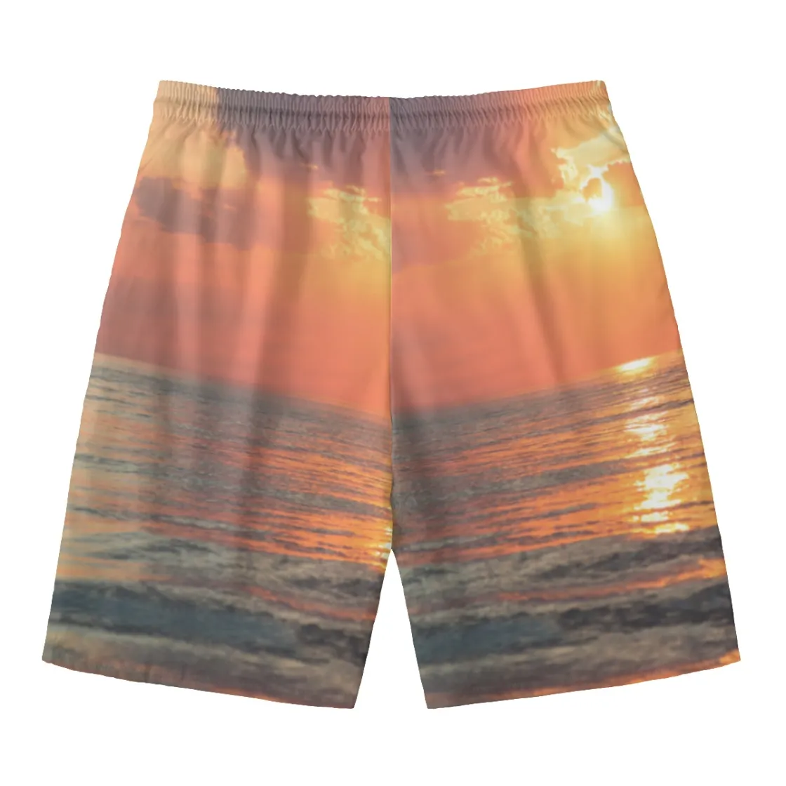All-Over Print Men‘s Beach Shorts With Lining