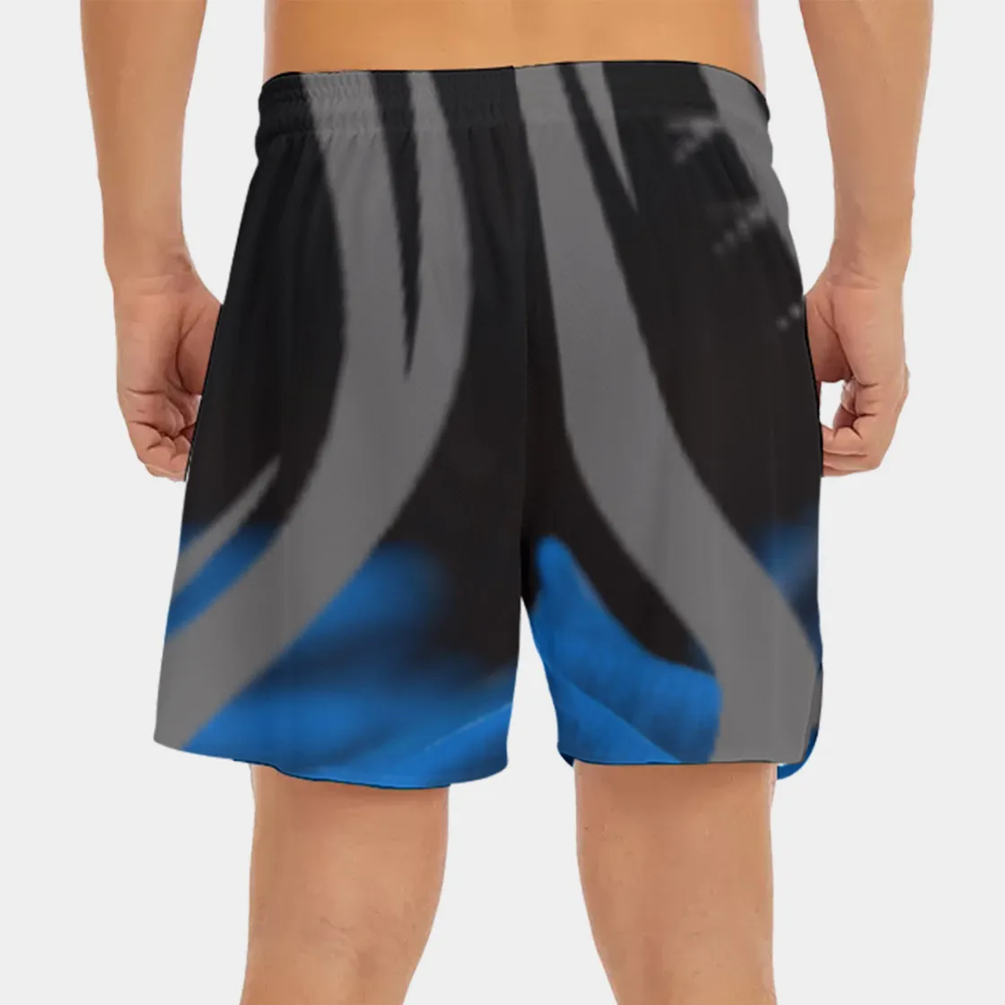 All-Over Print Men's Side Split Running Sport Shorts