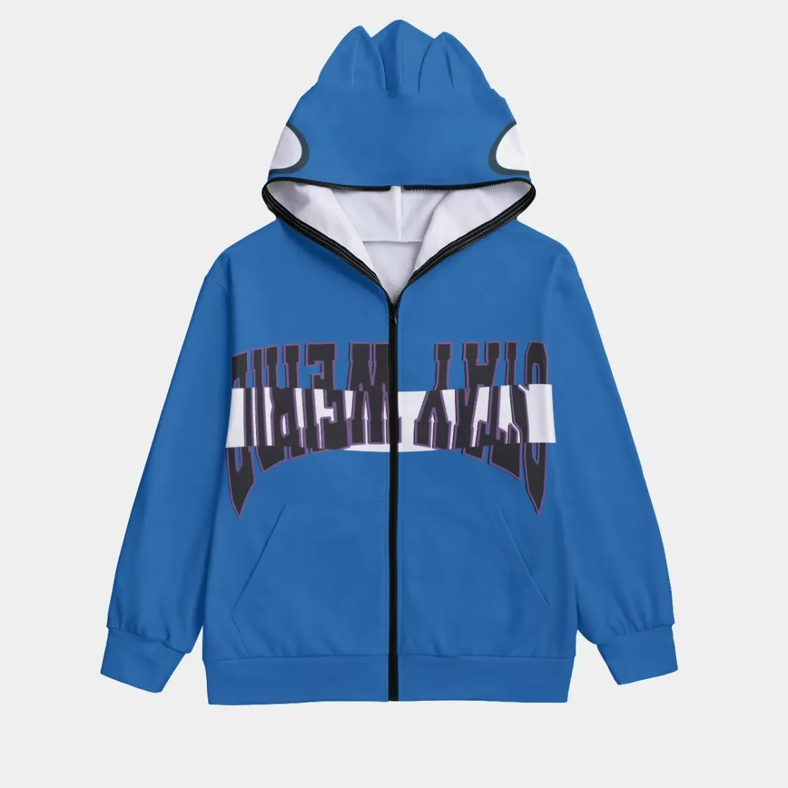 All-Over Print Unisex Pullover Hoodie With Zipper Closure