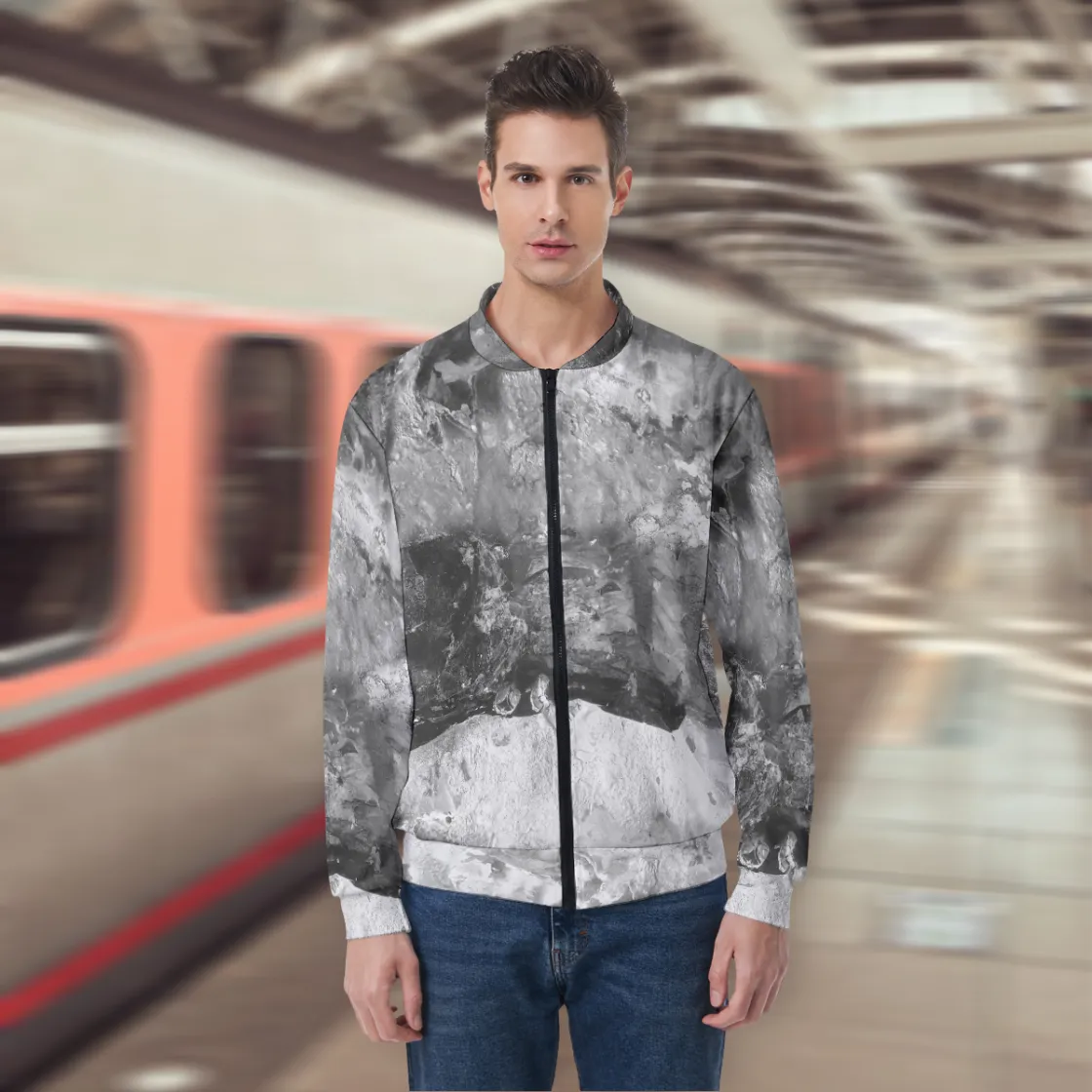 All-Over Print Men's Jacket