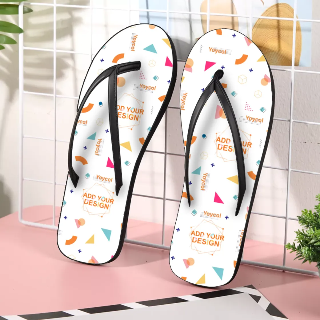 All-Over Print Women's Flip Flops