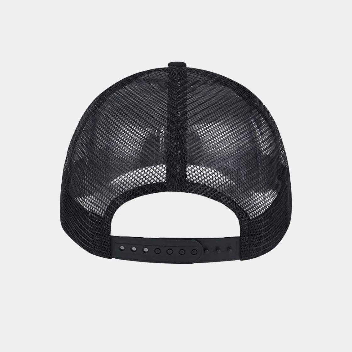 Unisex Trucker Hat With Black Half-mesh