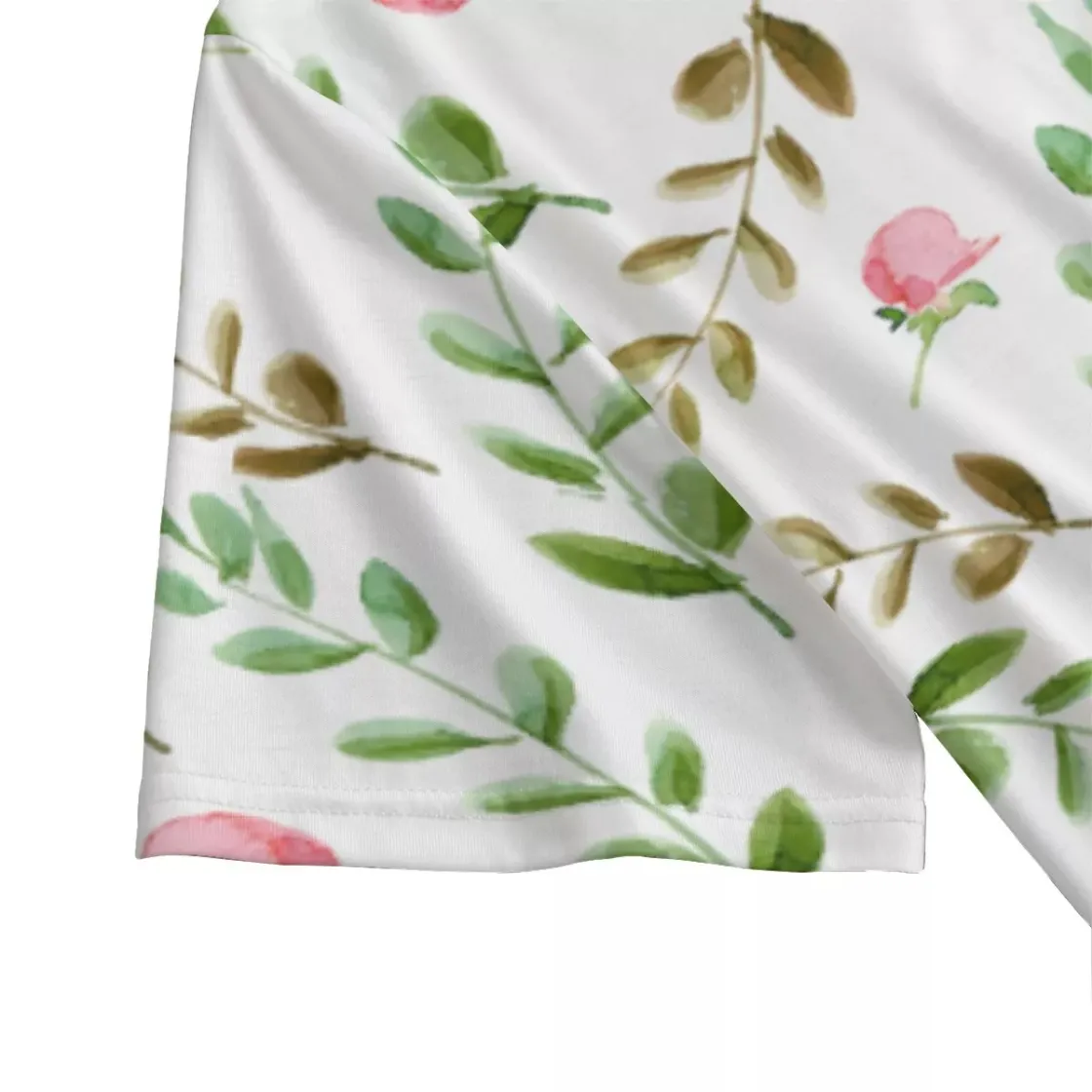 All-Over Print Women's Dress With Short Sleeve