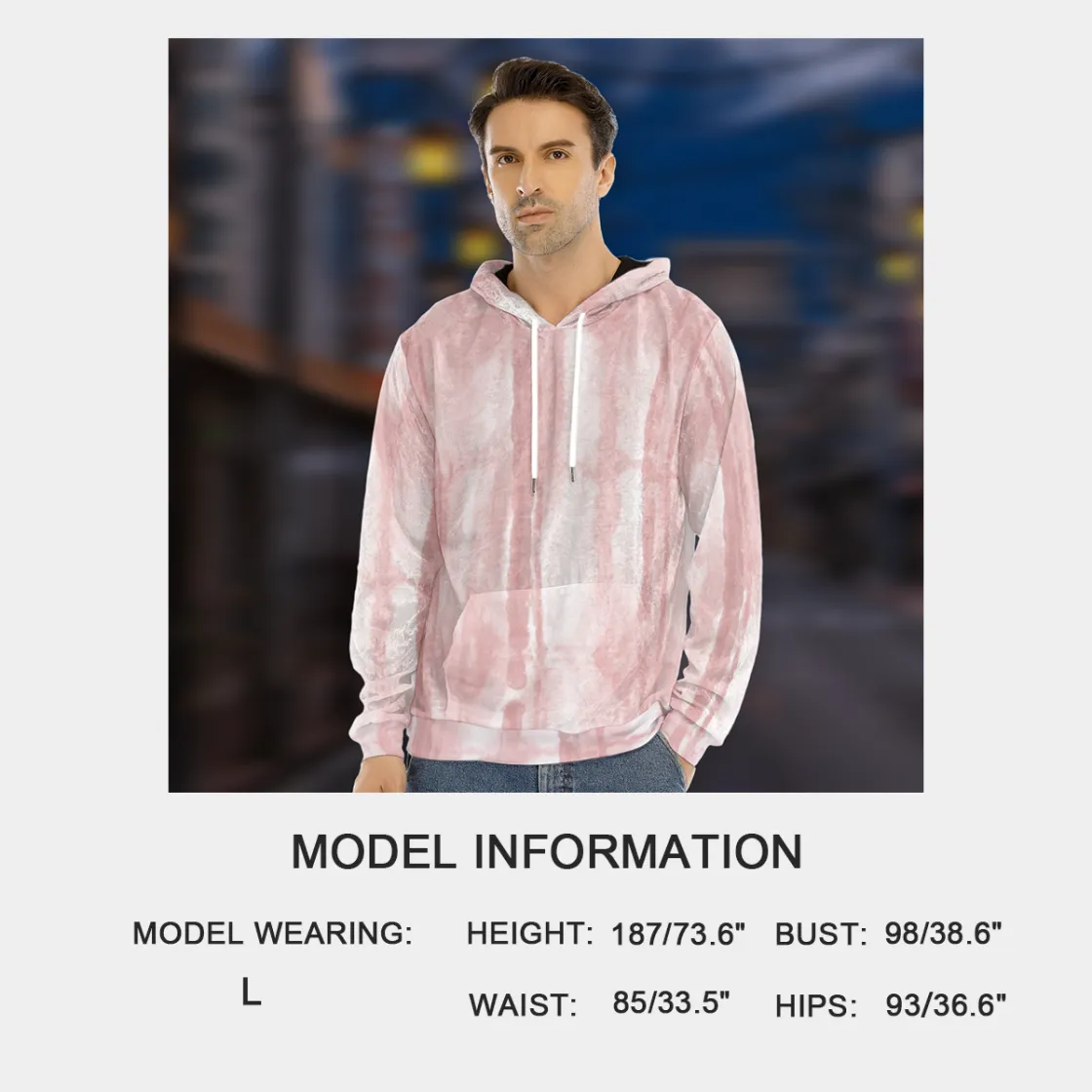 All-Over Print Men's Pullover Hoodie | Velvet