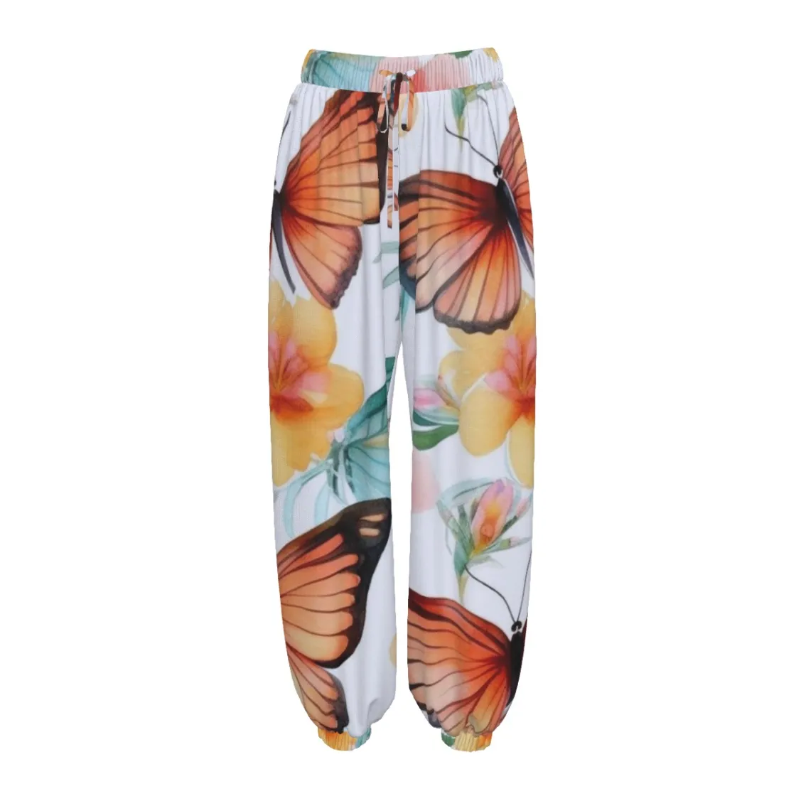 All-Over Print Women's Carrot Pants with Pockets