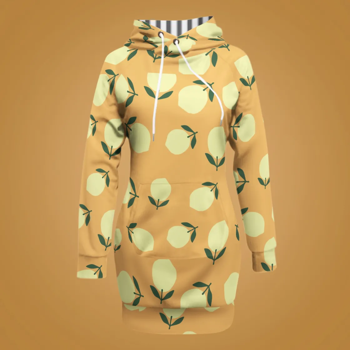 All-Over Print Women's Pullover Hoodie With Raglan Sleeve