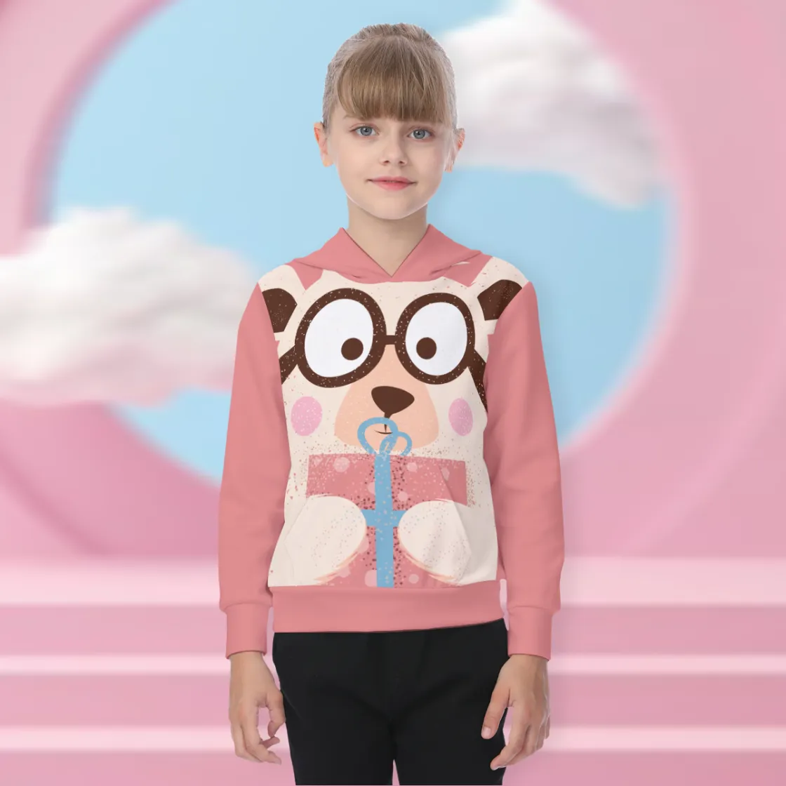 All-Over Print Kid's Heavy Fleece Hoodie