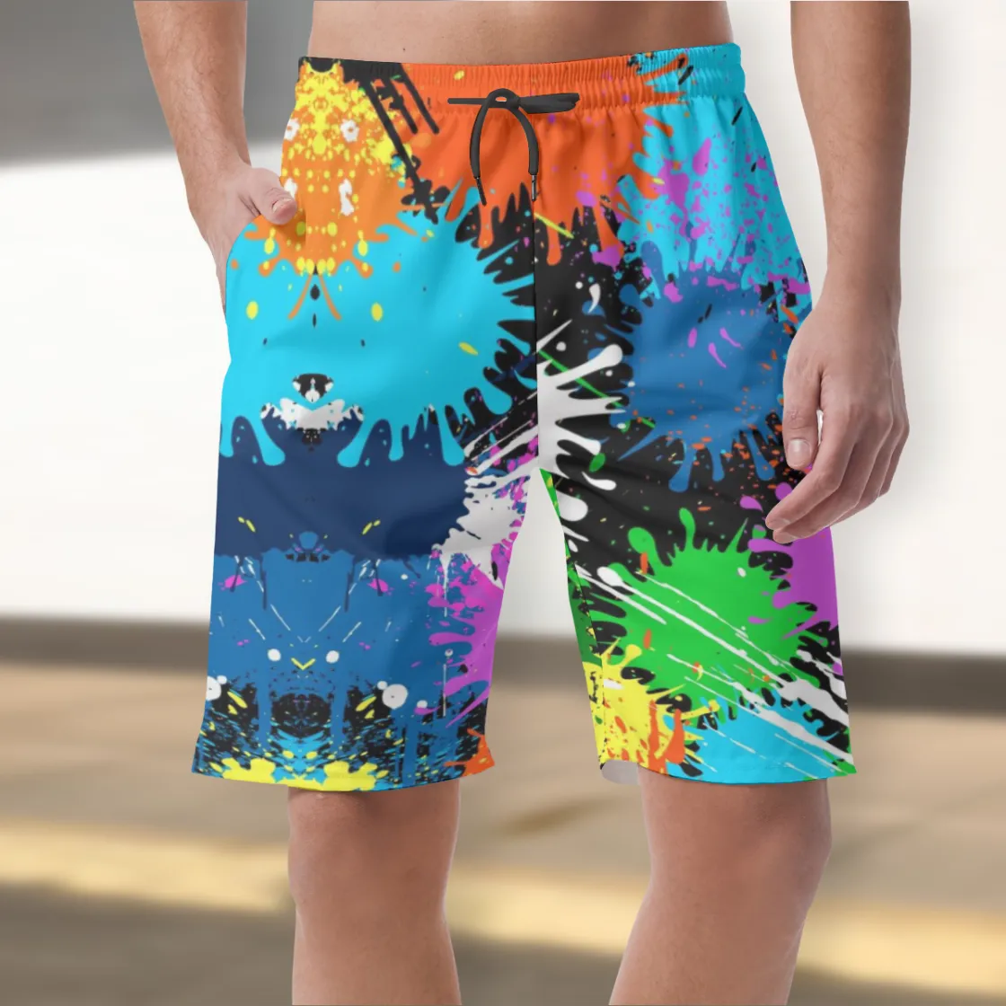 All-Over Print Men's Casual Shorts