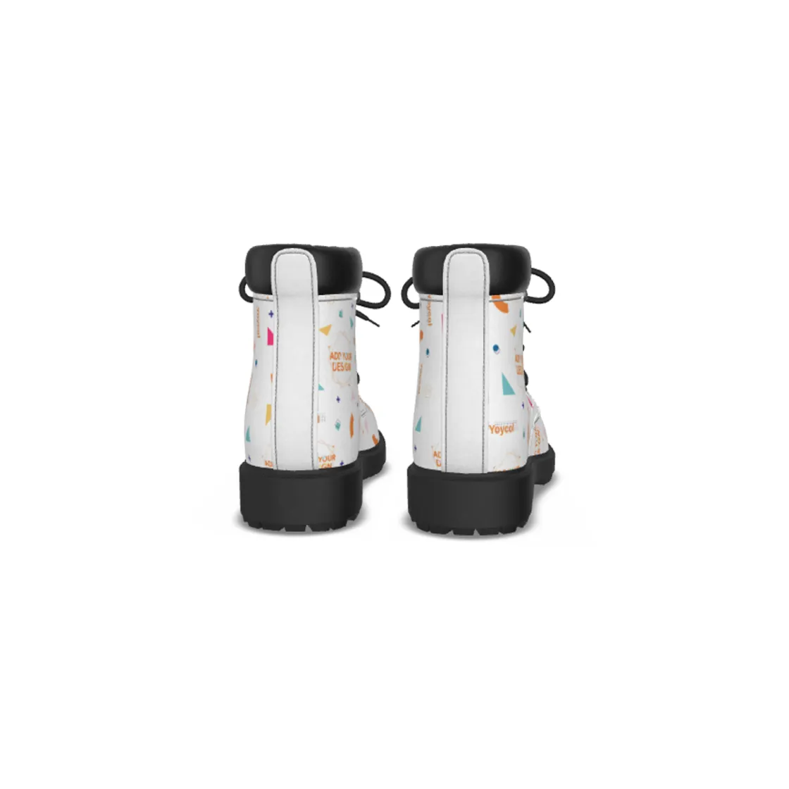All-Over Print Men's Short Boots