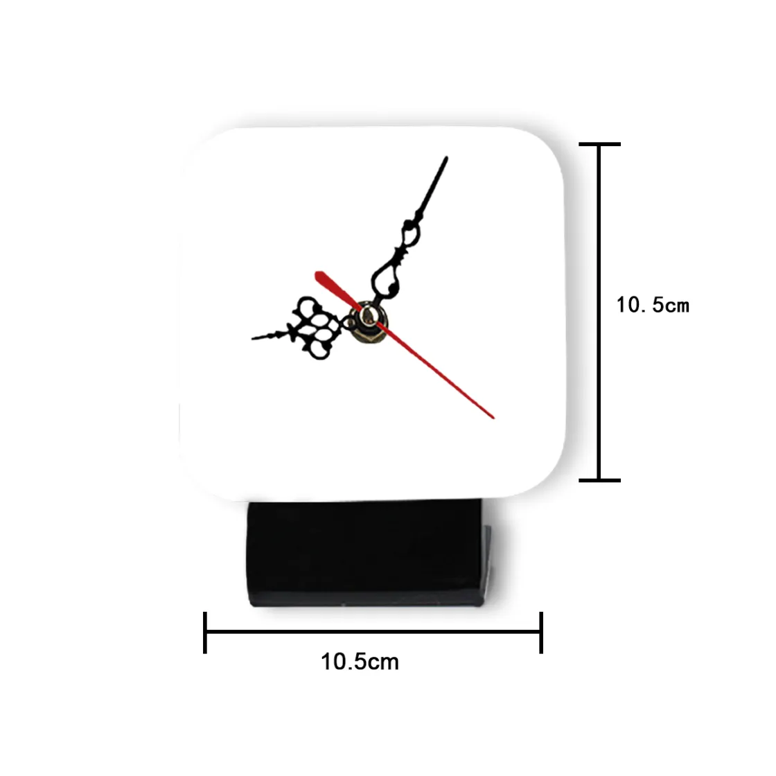 All-Over Print Square Shape Wood Clock