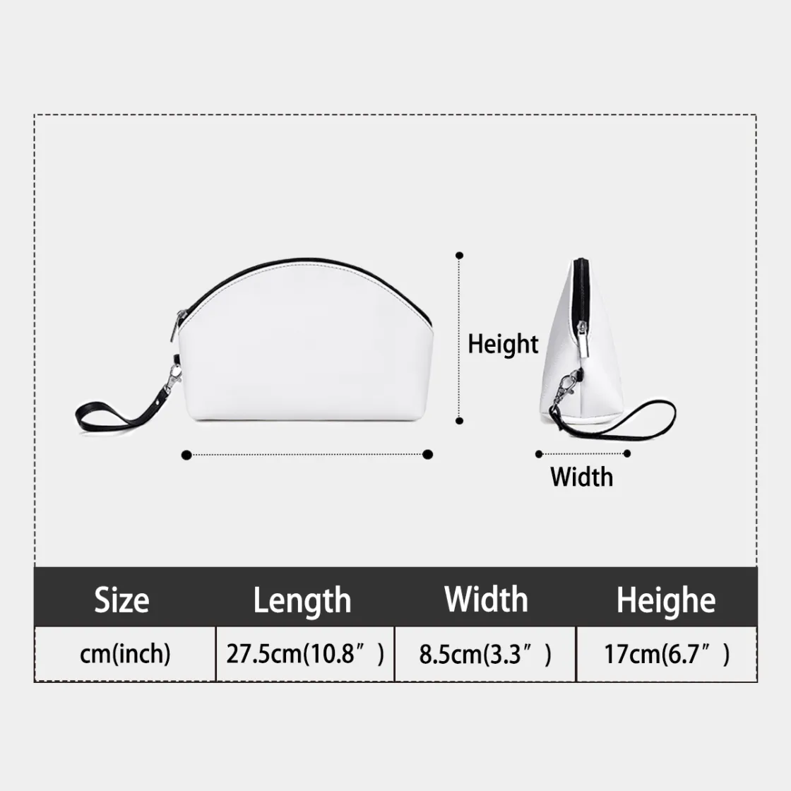 Curved Cosmetic Bags