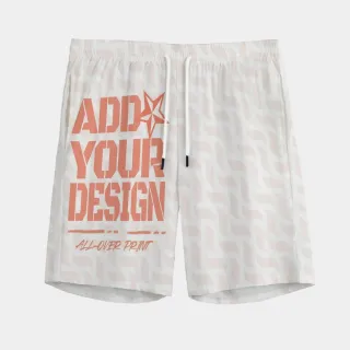 All-Over Print Men's Sports Short | 115GSM Cotton poplin