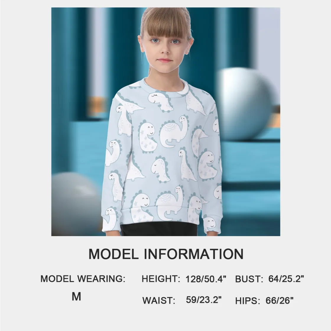 All-Over Print Kid's Heavy Fleece Sweatshirt