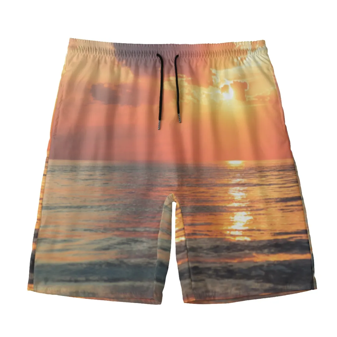 All-Over Print Men‘s Beach Shorts With Lining