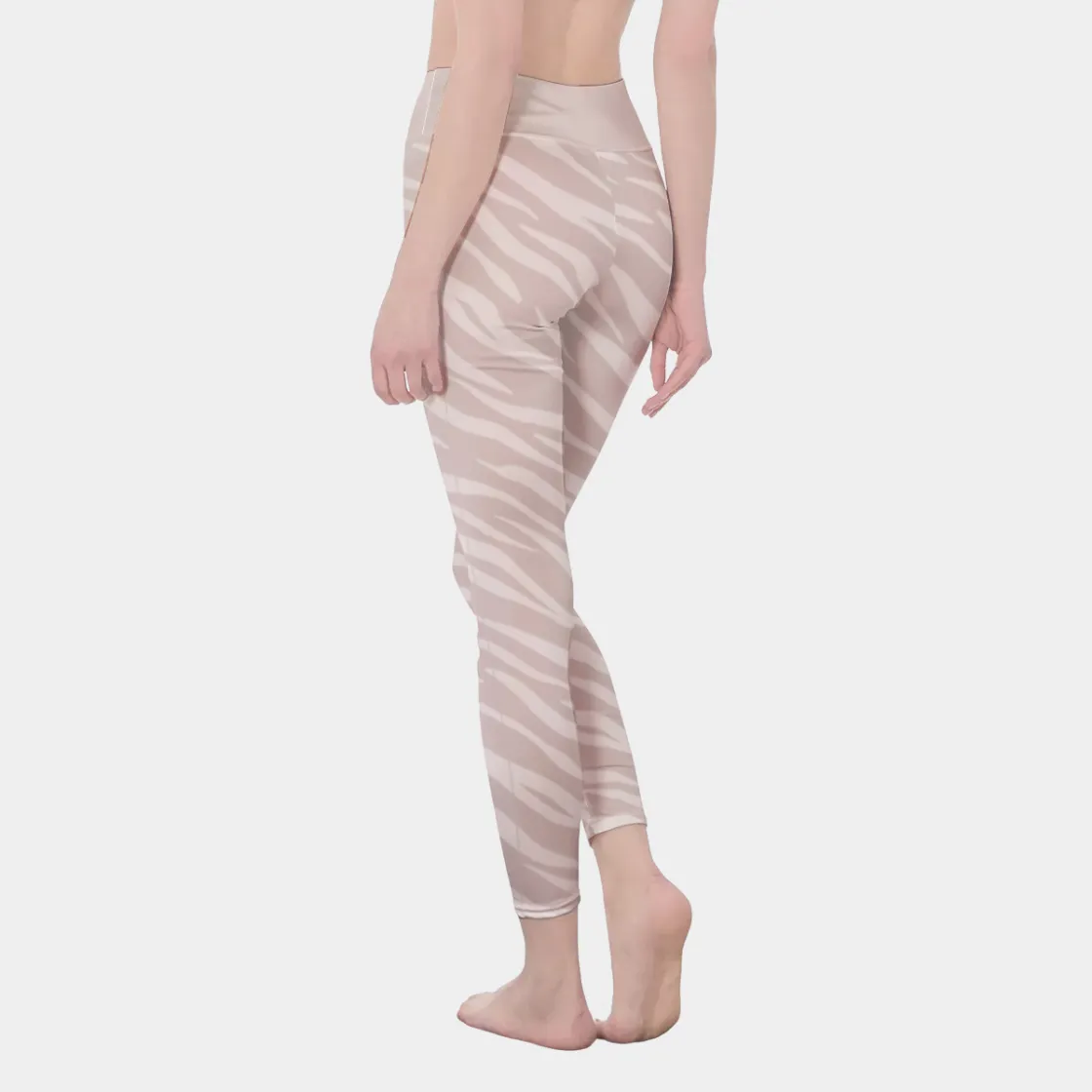All-Over Print Women's High Waist Leggings | Side Stitch Closure
