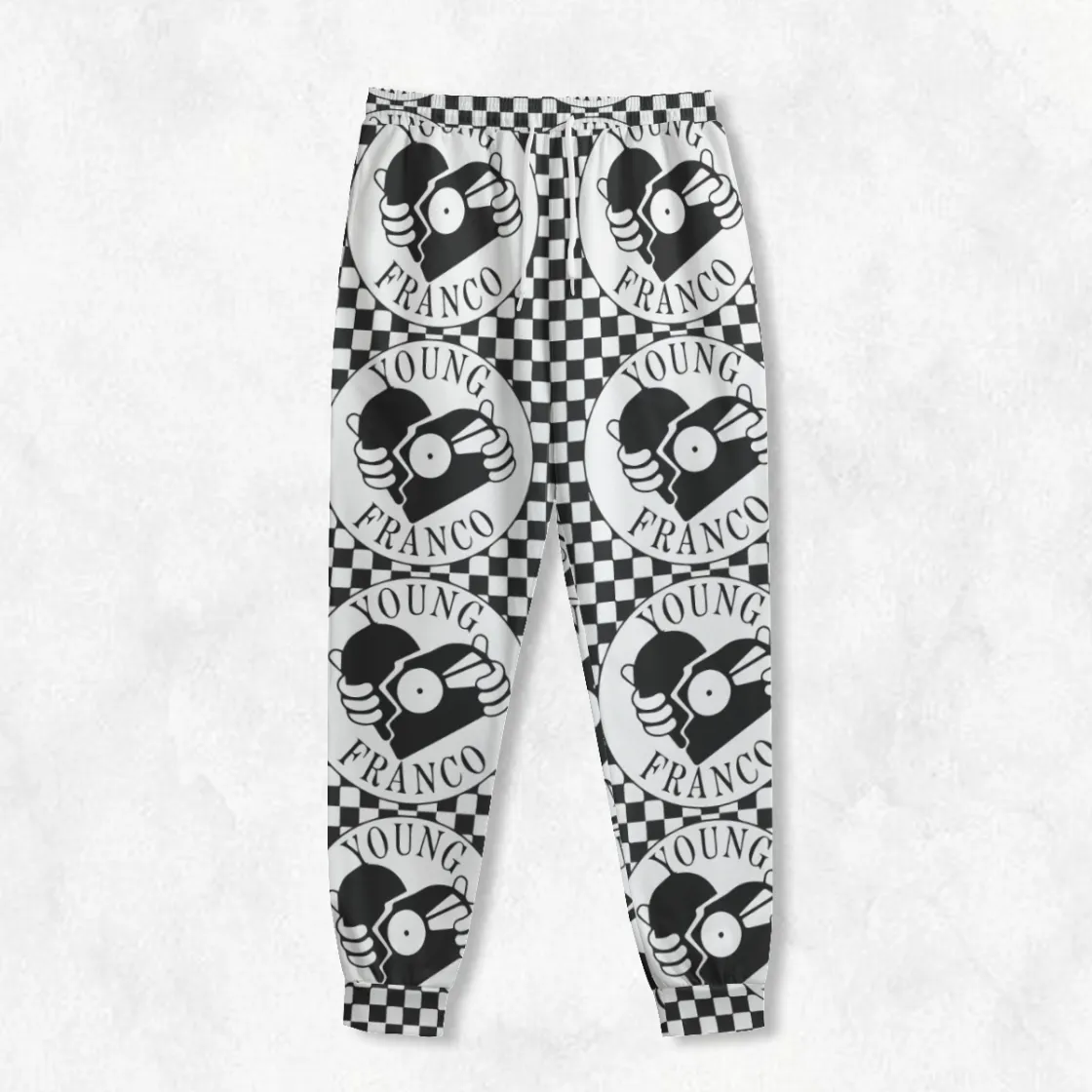 All-Over Print Men's Sweatpants With Waistband