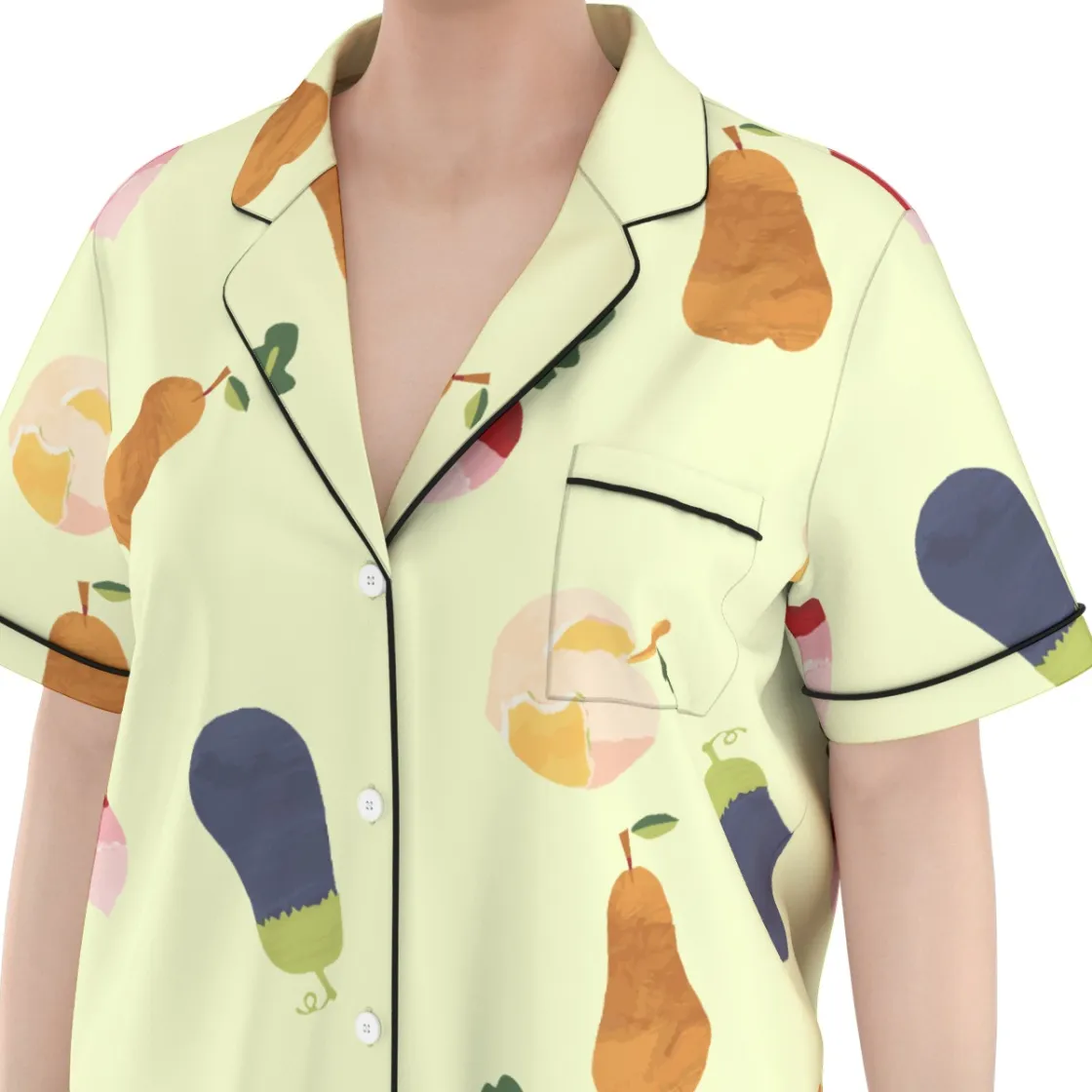All-over print Women'S Trousers Pajamas Set