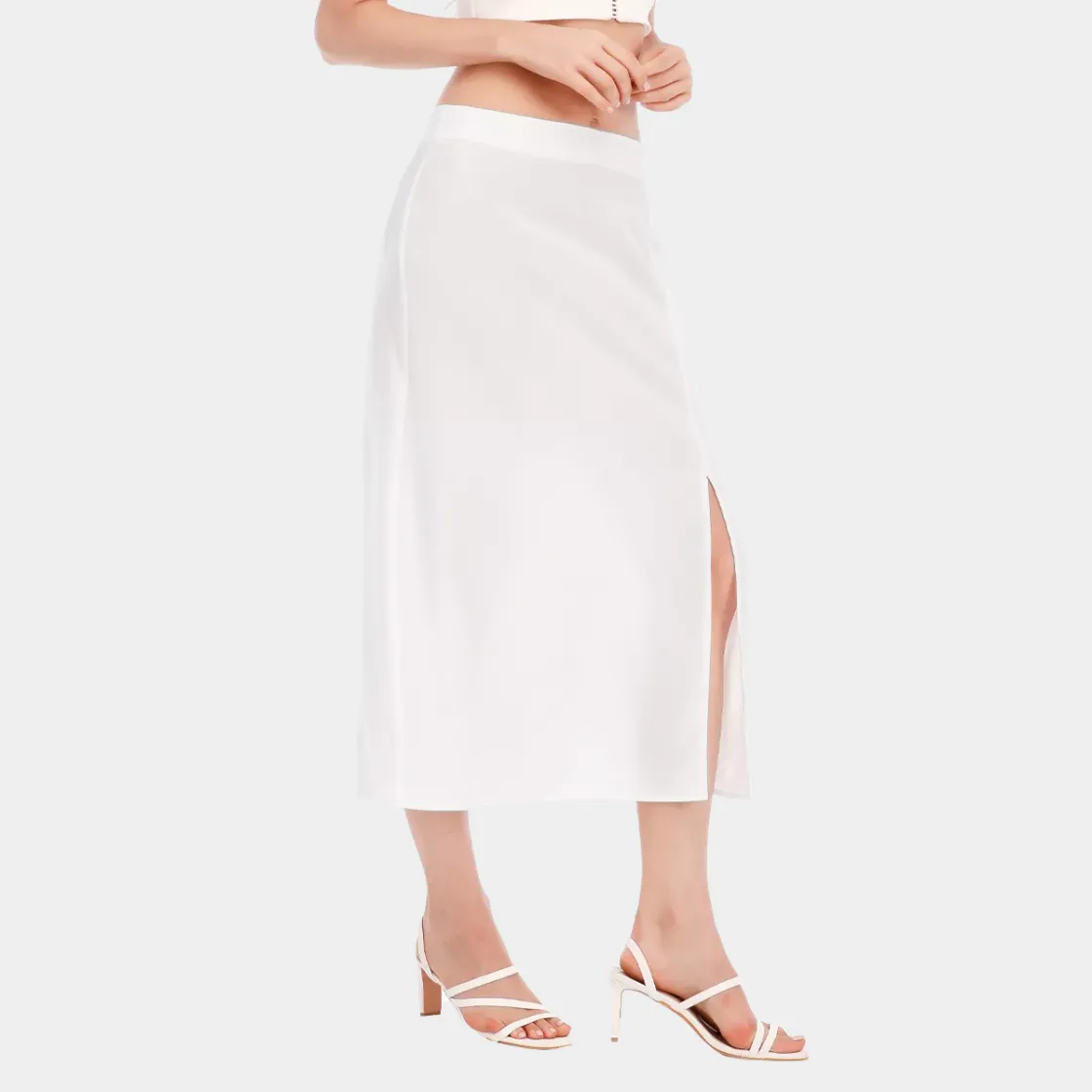 All-Over Print Women's High Slit Long Skirt