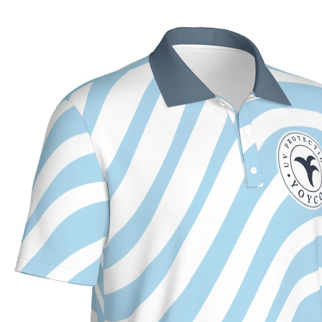 All-Over Print Men's UV Protection POLO Shirt