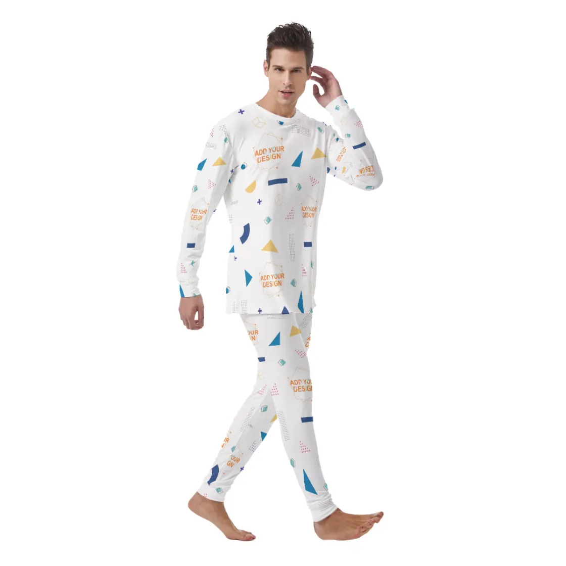 All-Over Print Men's Pajamas