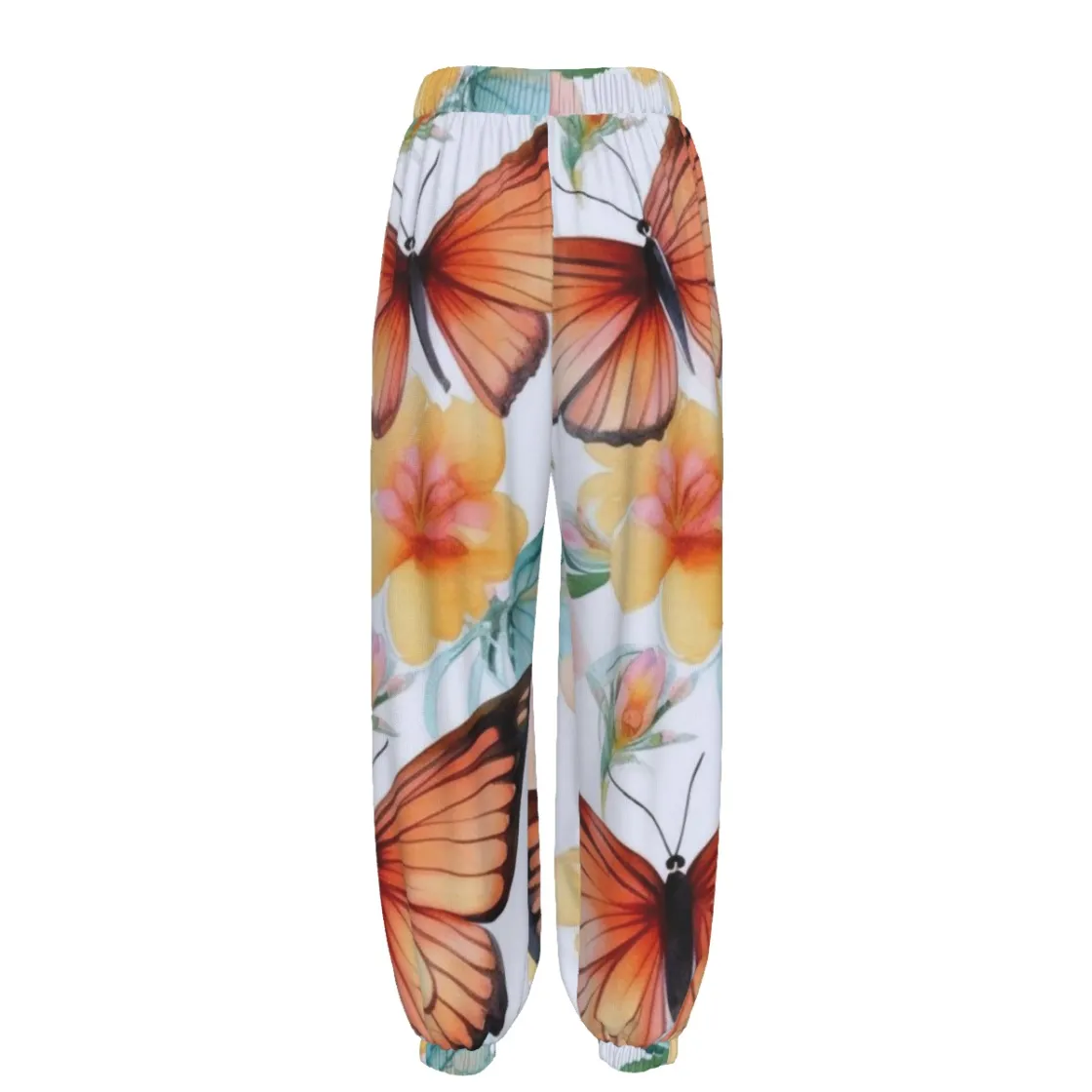 All-Over Print Women's Carrot Pants with Pockets