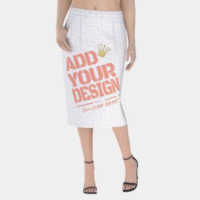 All-Over Print Women's Package Hip Skirt