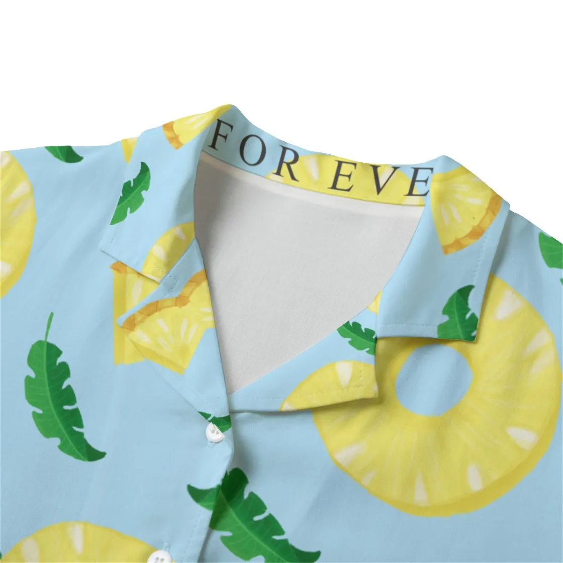 All-Over Print Women's Hawaii Shirt | Rayon