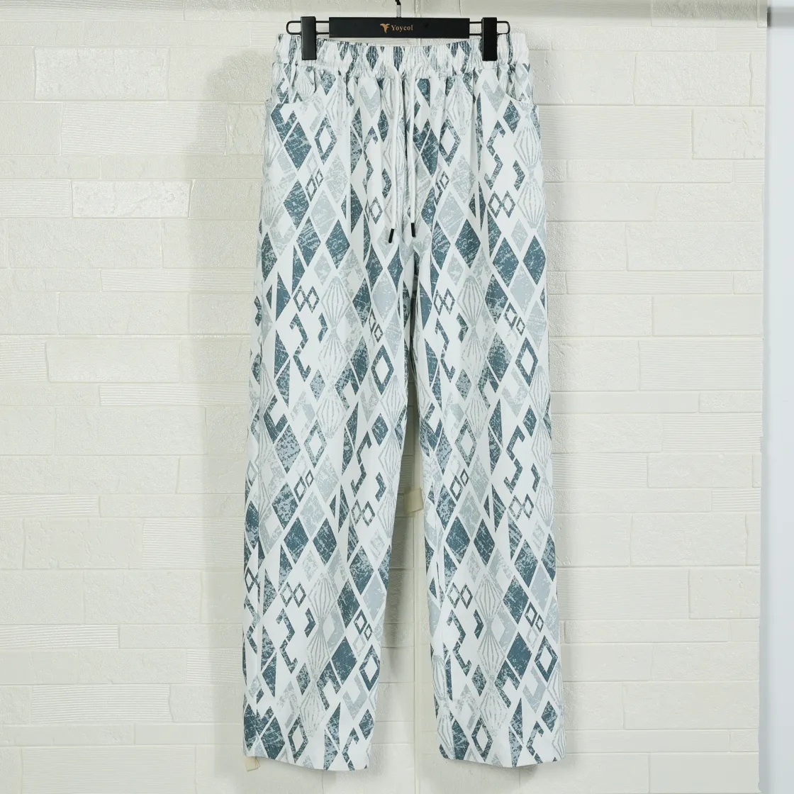All-Over Print Unisex Straight Casual Pants | 245GSM Cotton