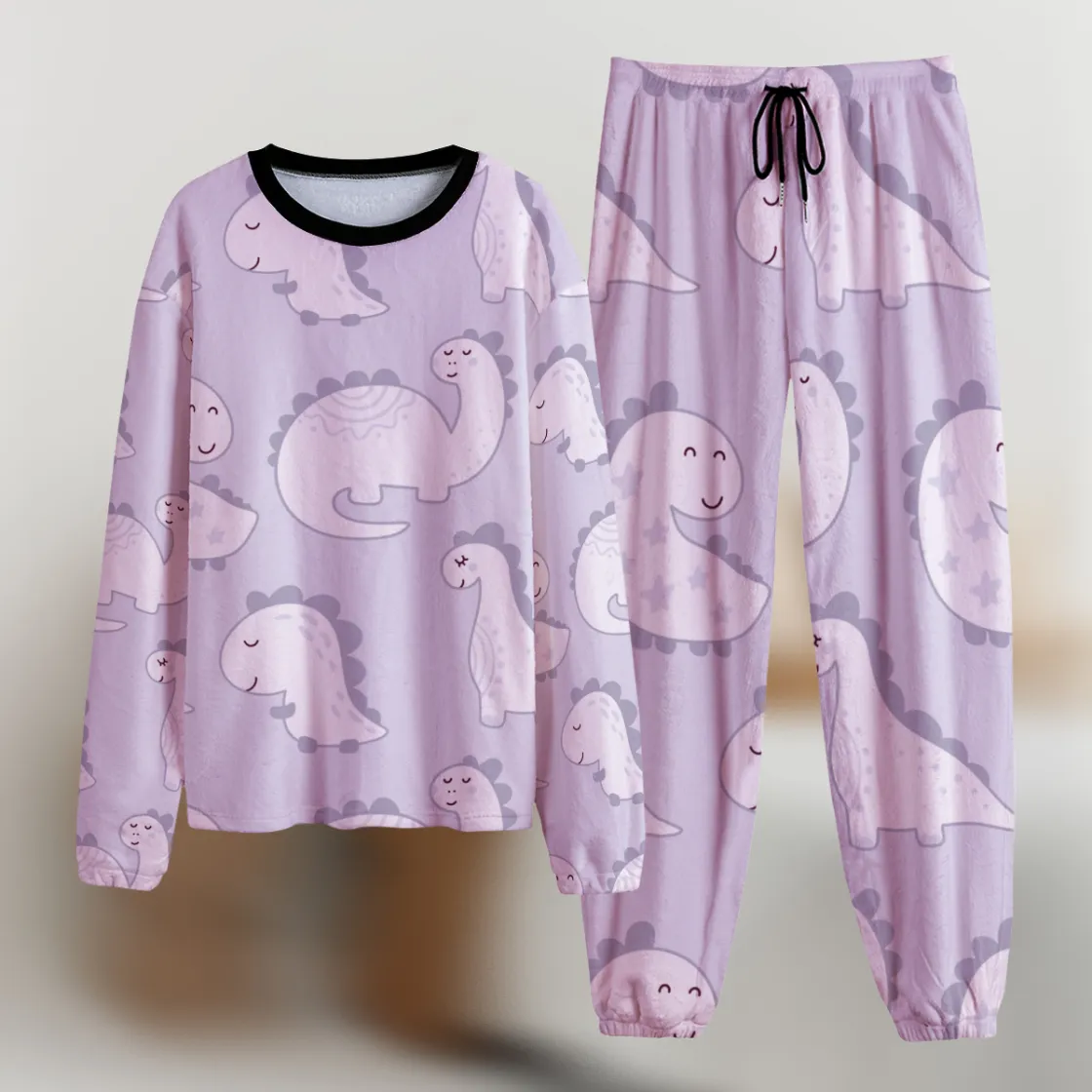 All-Over Print Unisex Thicken Pajama Suit