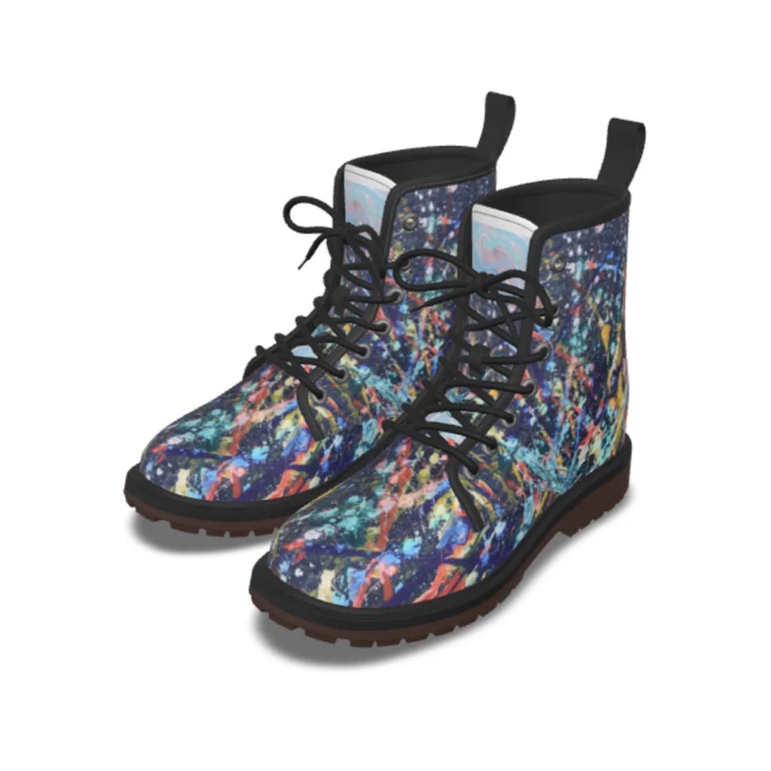 All-Over Print Women's Martin Short Boots