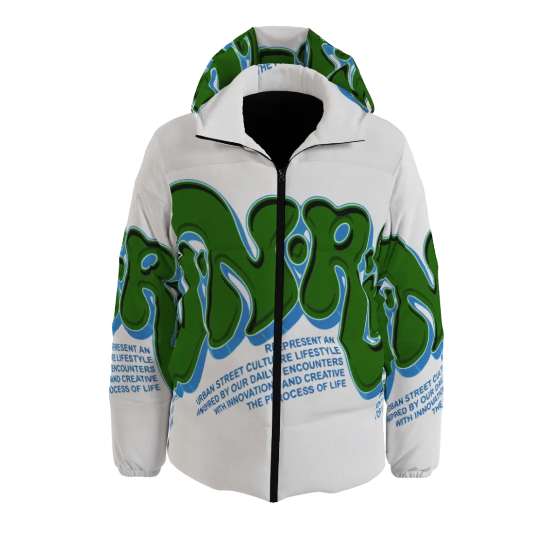 All-Over Print Unisex Down Jacket