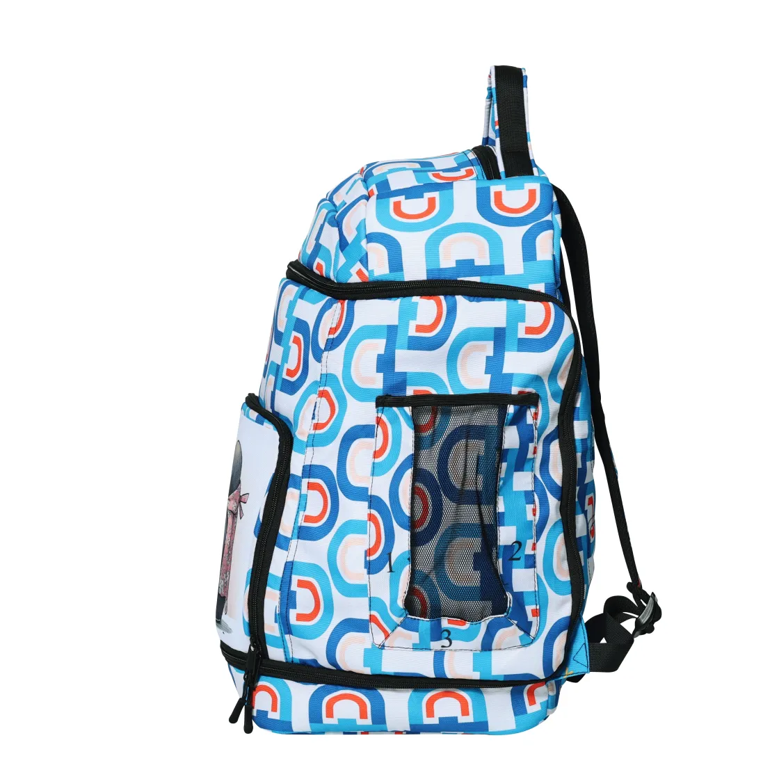 All-Over Print Multifunctional Backpack
