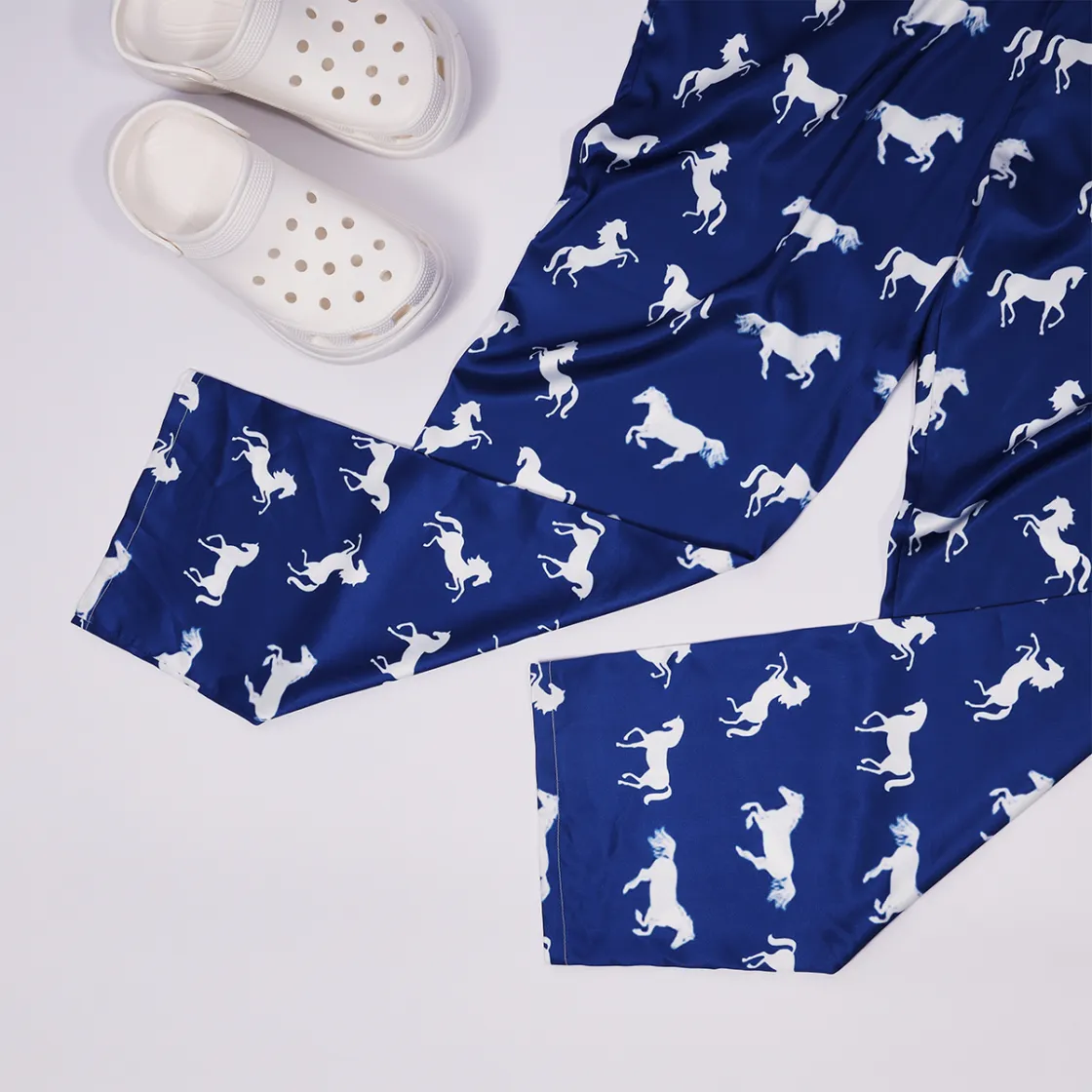 All-Over Print Unisex Imitation Silk Shirt Suit