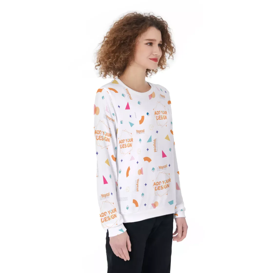 All-Over Print Women's Sweater