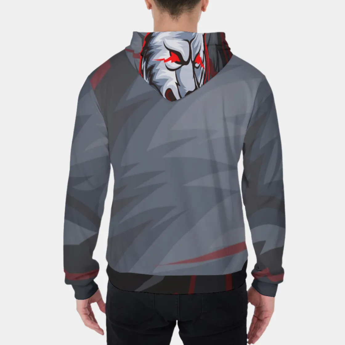All-Over Print Men's Mirco Fleece Hoodie