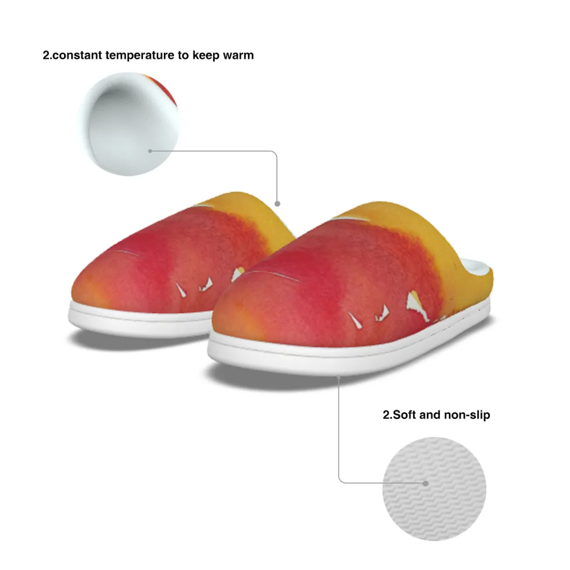 All-Over Print Women's Plush Slippers