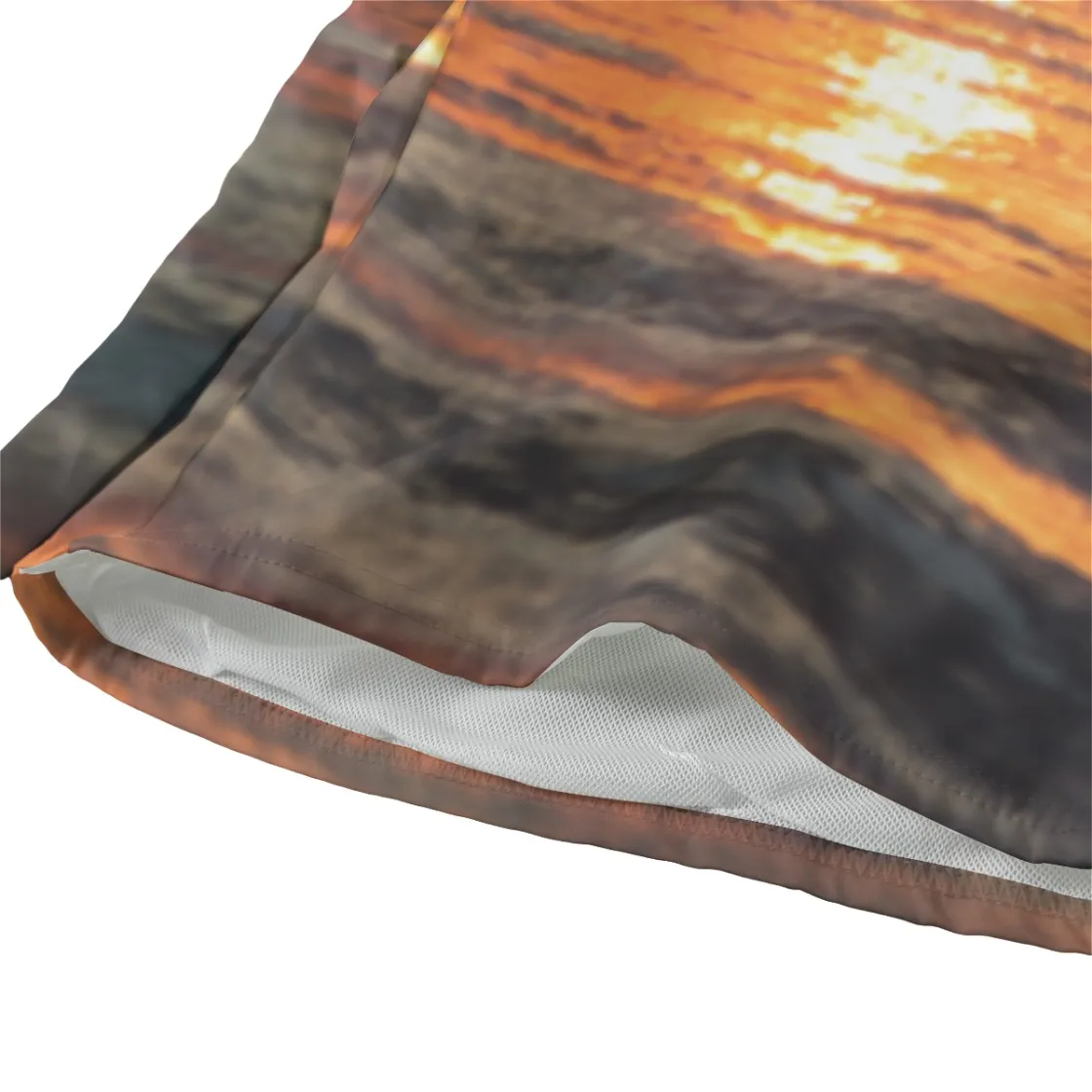 All-Over Print Men‘s Beach Shorts With Lining