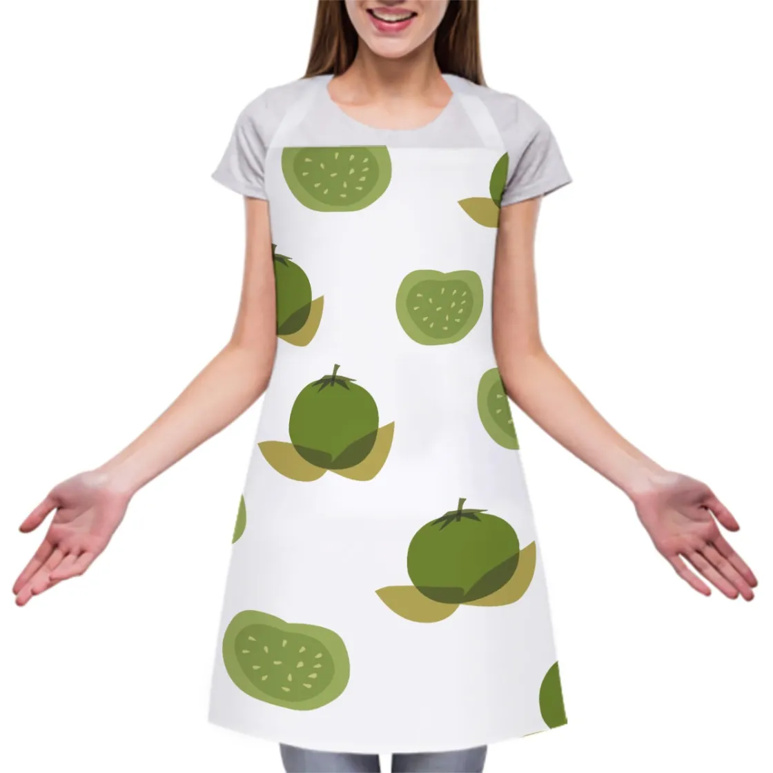 Adjustable Apron With White Strap