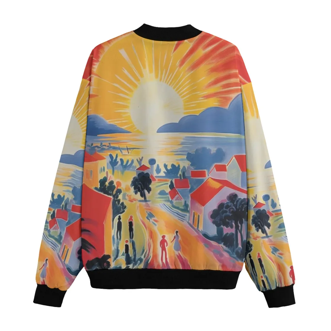 All-Over Print Men’s Fleece Jacket