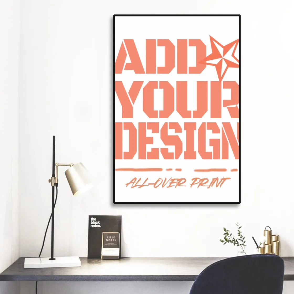 Black Frame Mural