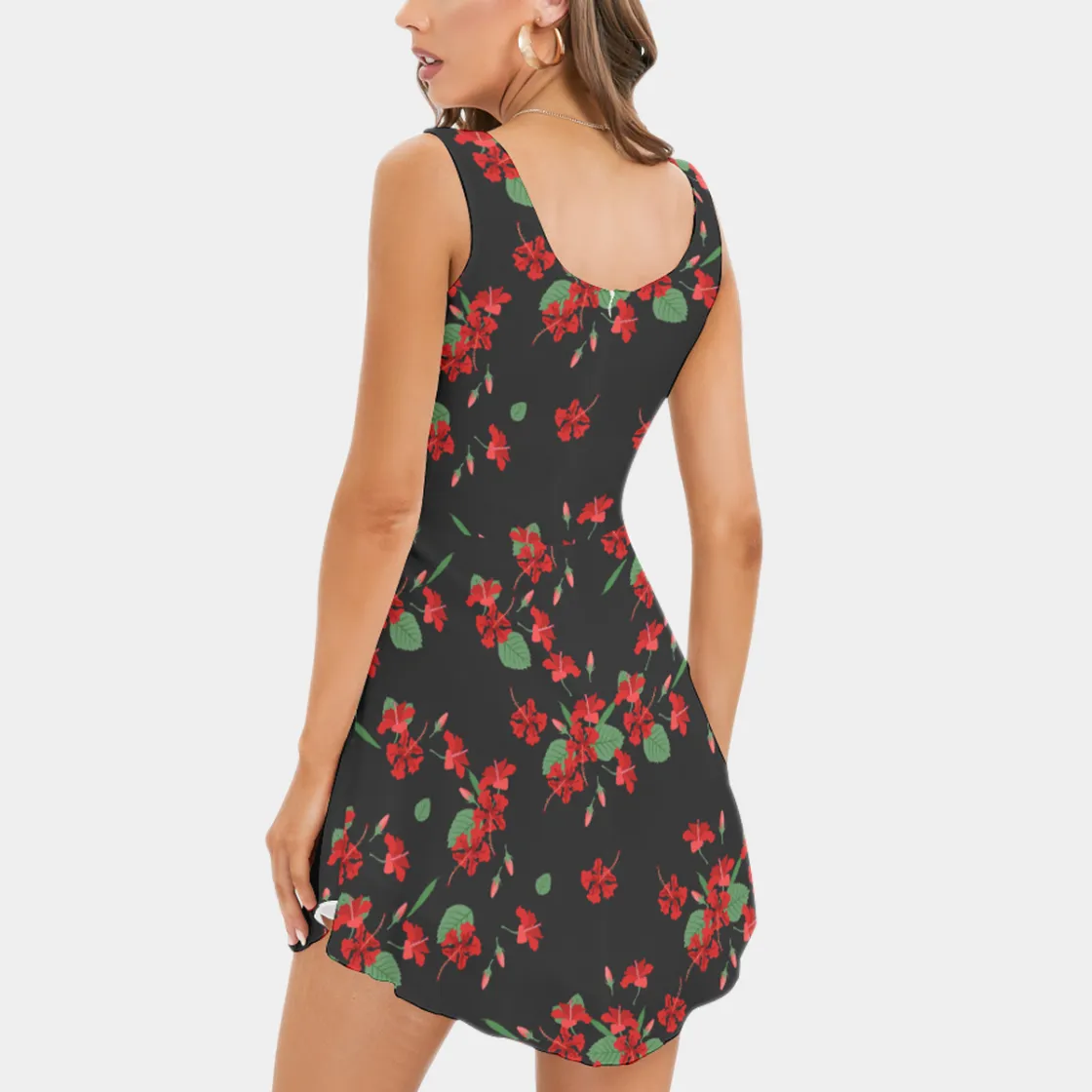 All-Over Print Women's Tank Top Dress
