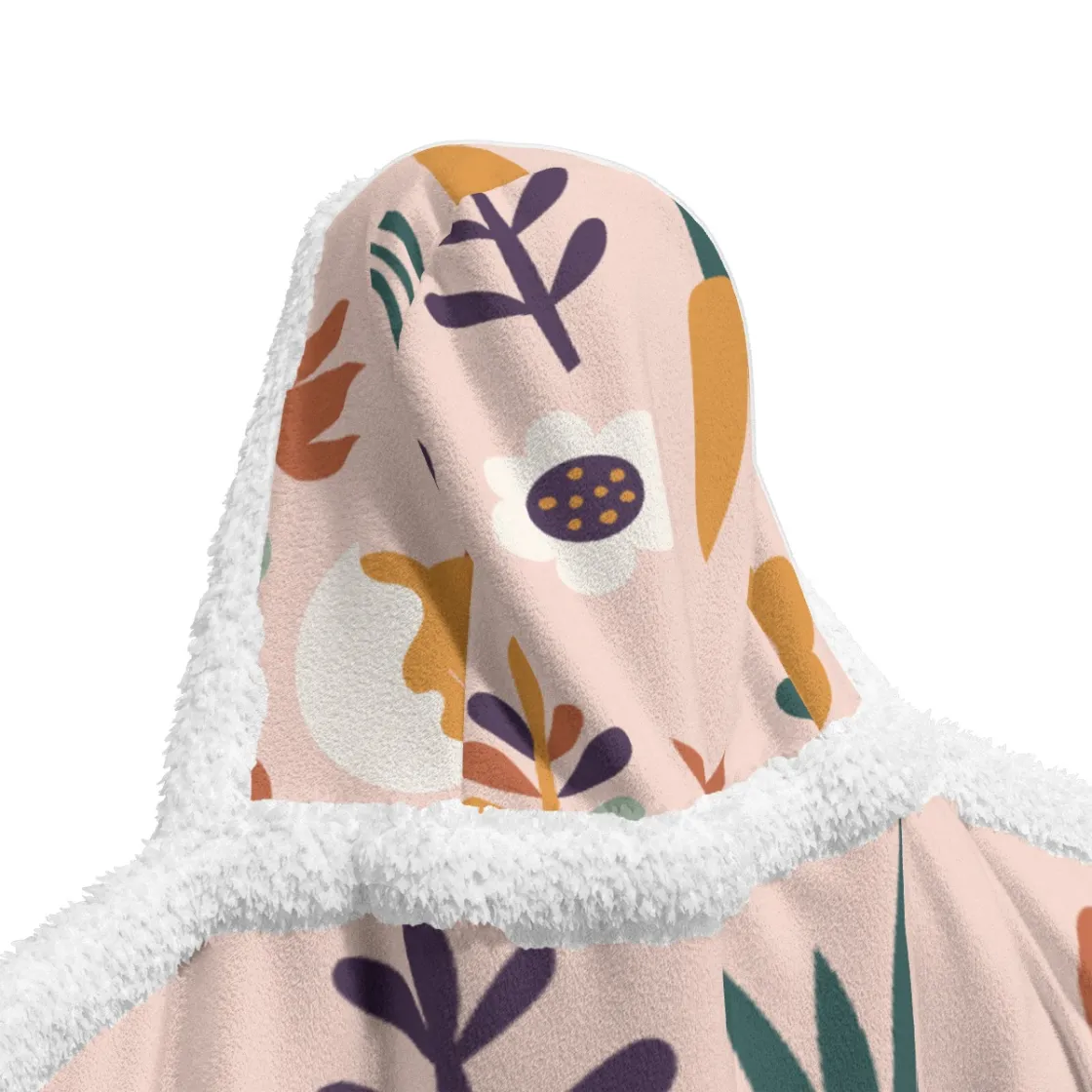 All-Over Print Unisex Wearable Hooded Blanket
