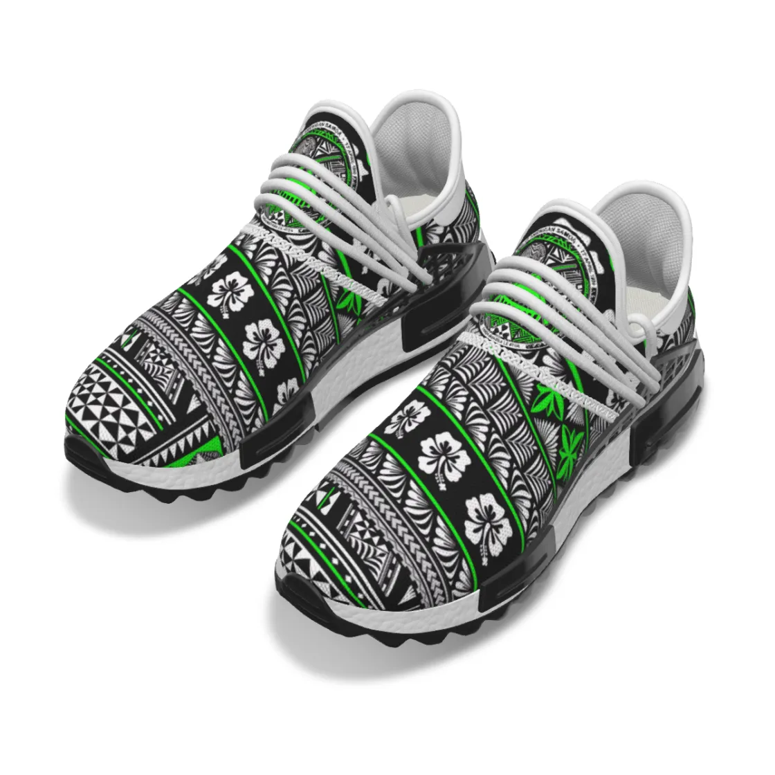 All-Over Print Men's Mesh Sneakers