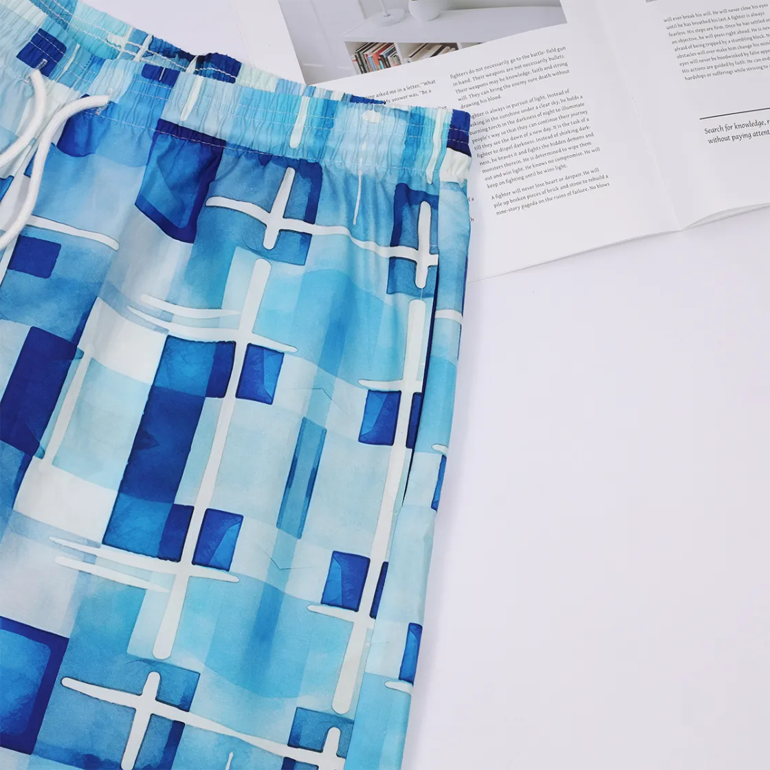 All-Over Print Men's Sports Short | 115GSM Cotton poplin