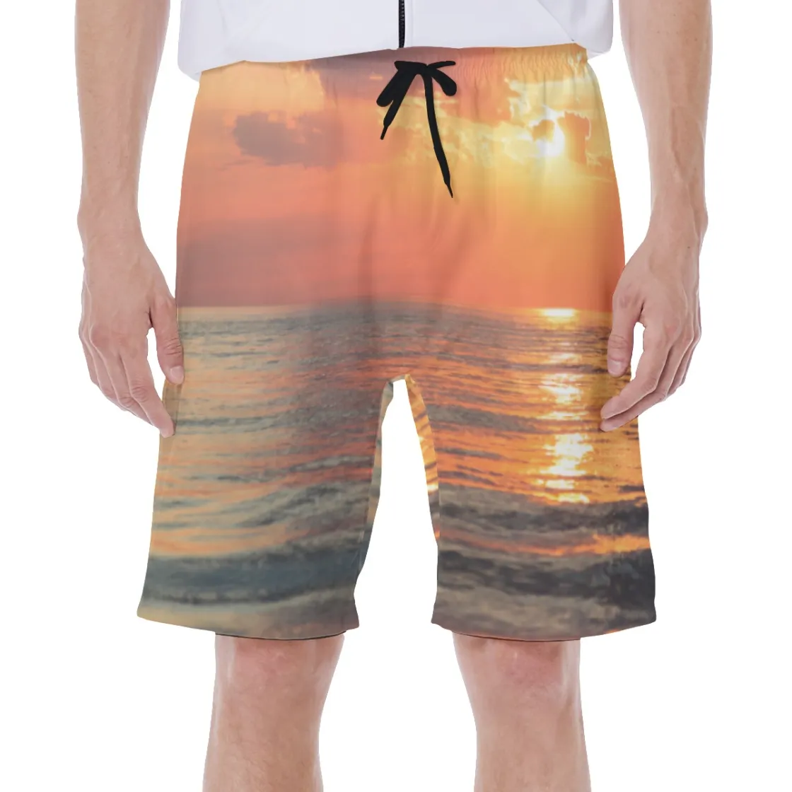 All-Over Print Men‘s Beach Shorts With Lining