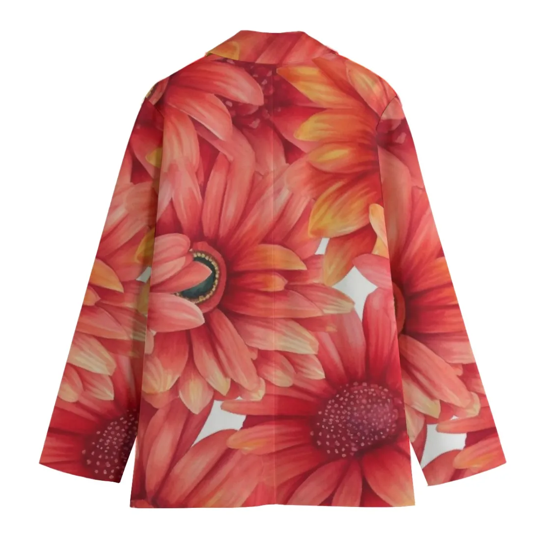 All-Over Print Women's Leisure Blazer | 245GSM Cotton|Combination version
