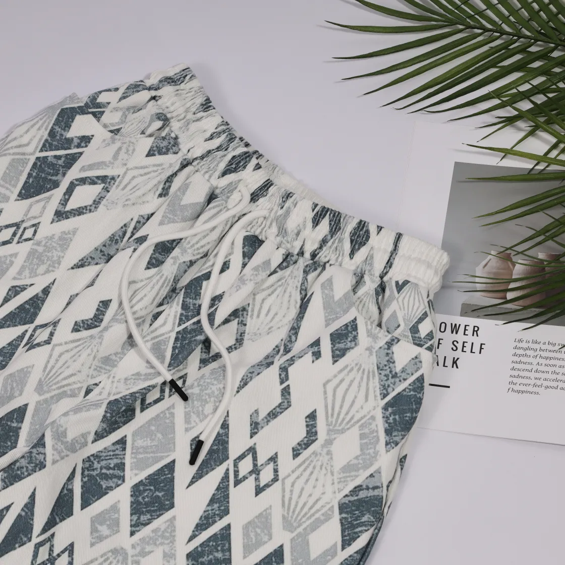 All-Over Print Unisex Straight Casual Pants | 245GSM Cotton