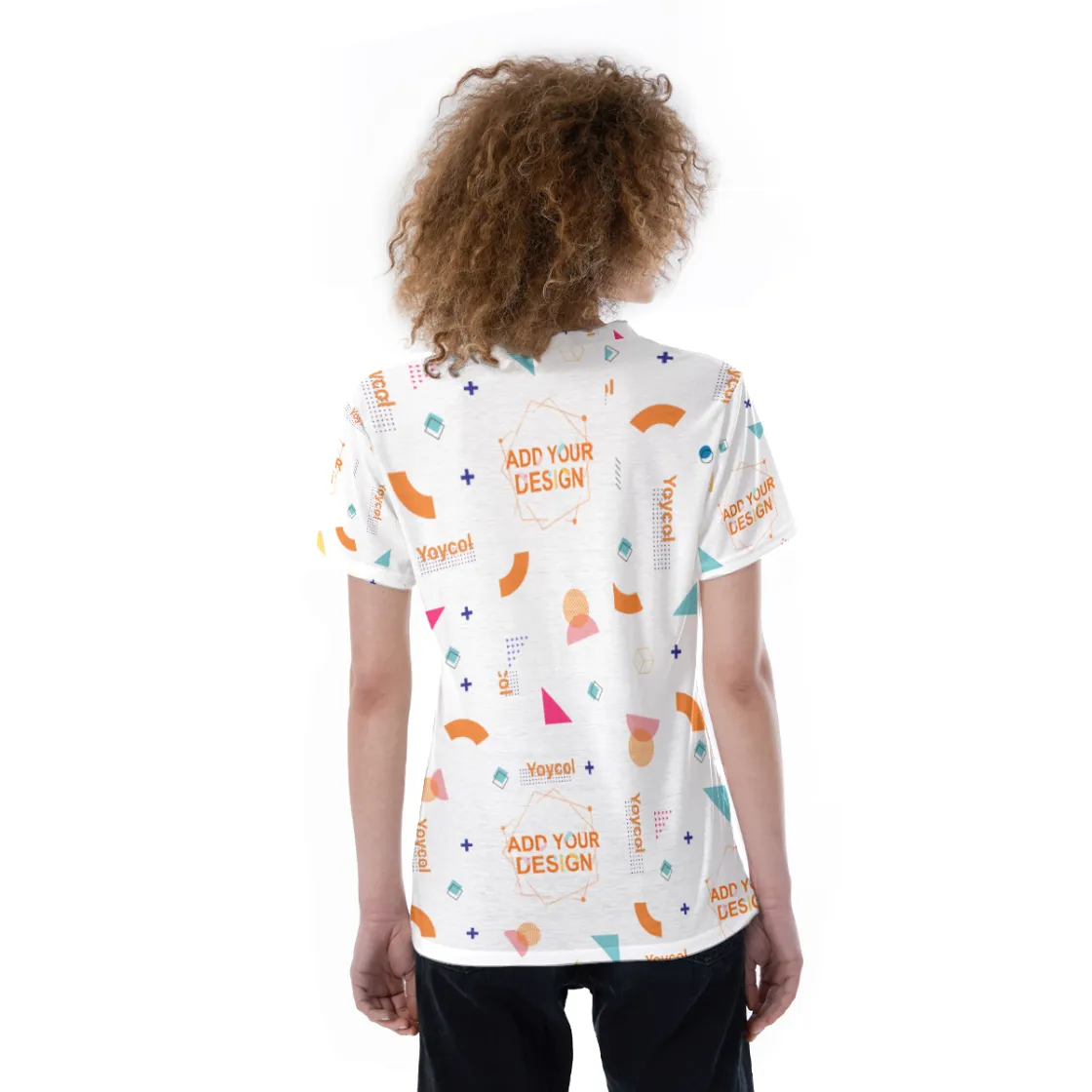 All-Over Print V-neck Women's T-shirt